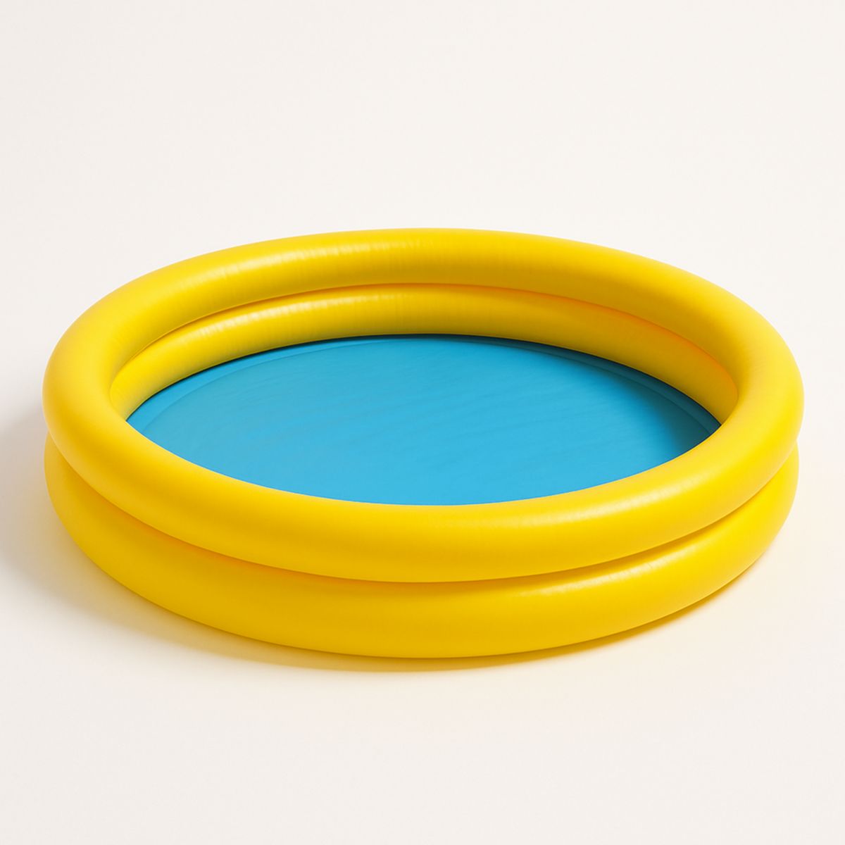 Piscine Gonflable Enfant PVC Jaune/Bleu 120 cm