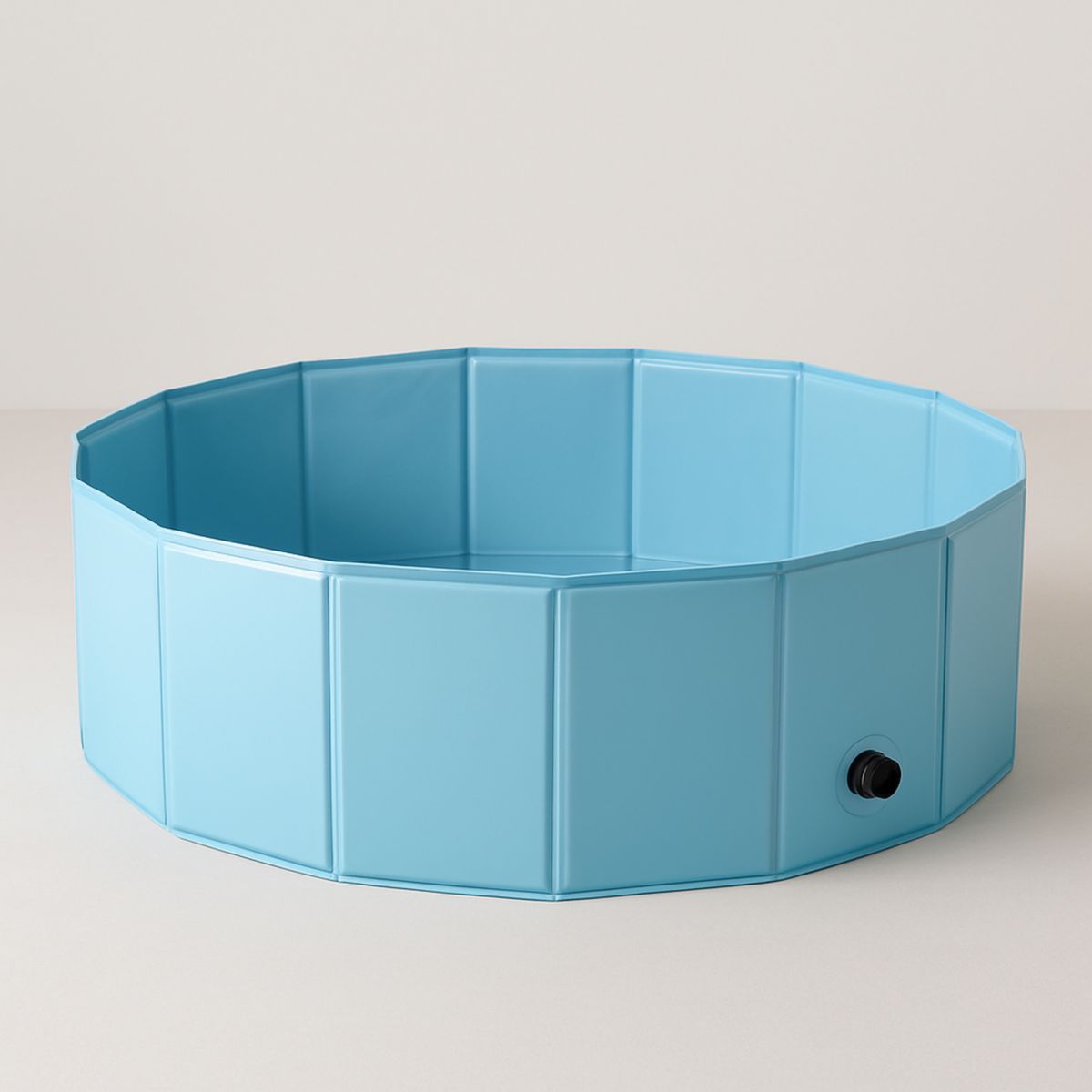Piscine pliante pour animaux PVC Octogonal 160cm Bleu