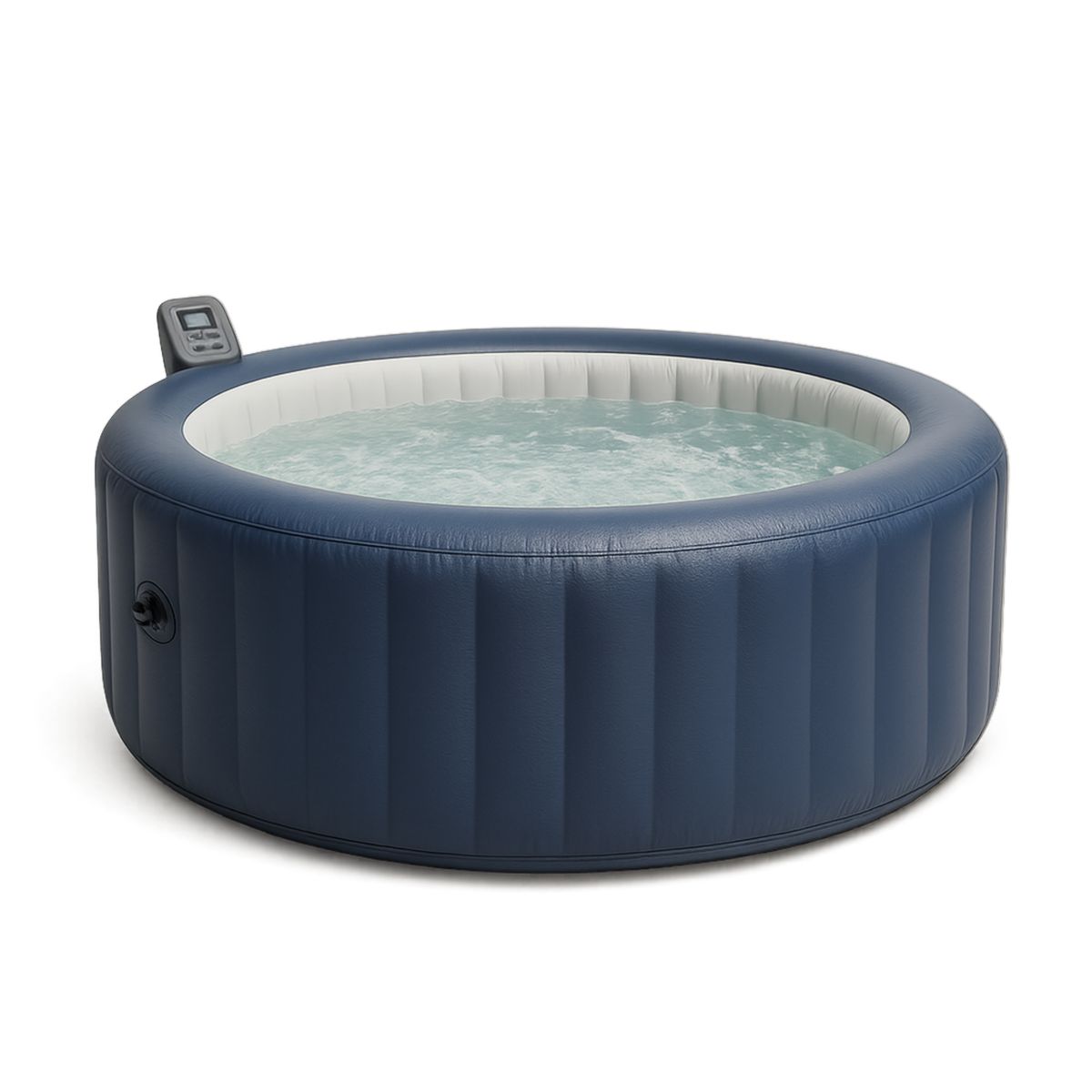 Jacuzzi gonflable rond 196cm avec panneaux de contrôle et système de chauffage