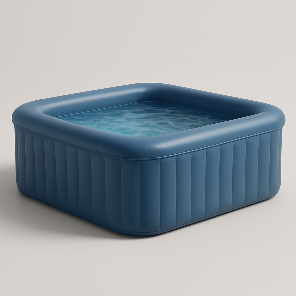 Piscine Gonflable Carrée Bleu PVC 200x200x60 cm