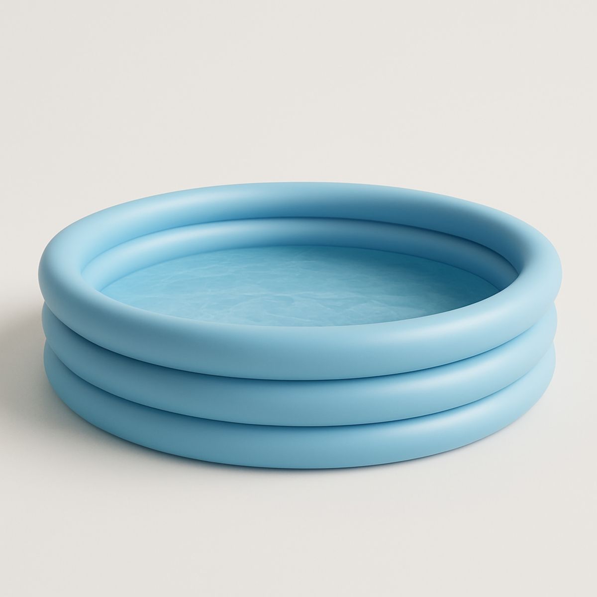 Piscine Gonflable Ronde en PVC Bleu 150 cm
