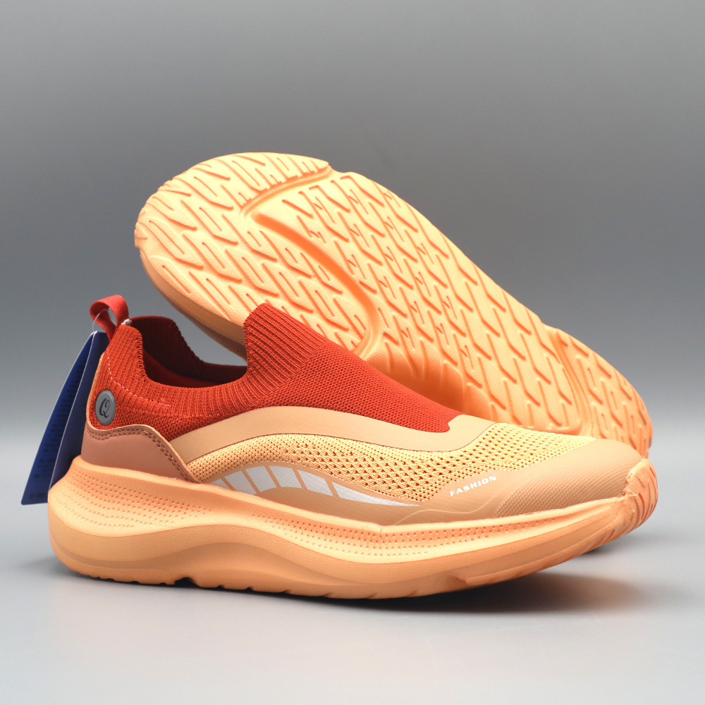Mesh breathable thick-soled cushioned walking shoes