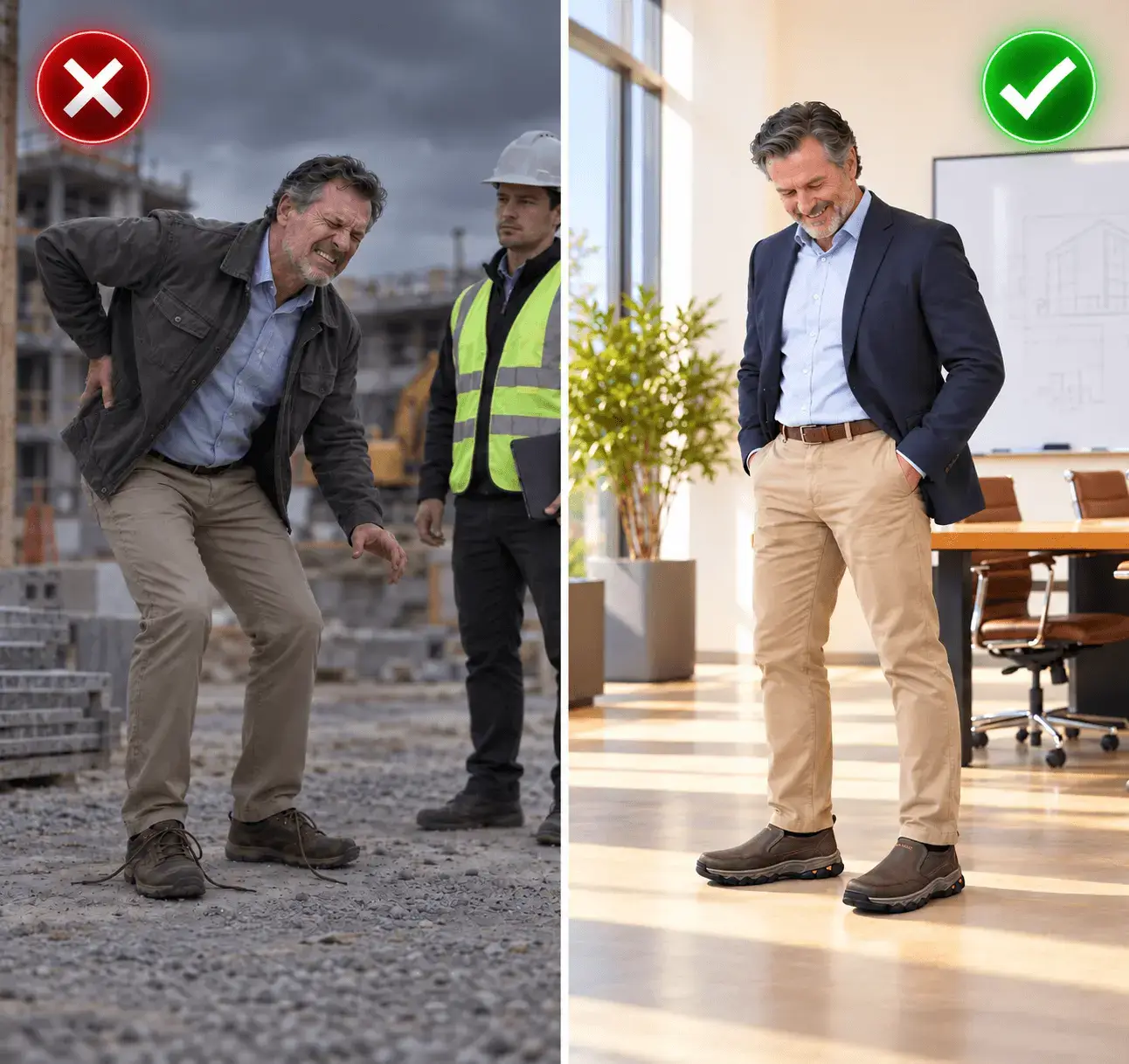 Professioneller Mann tr&auml;gt Velsprung