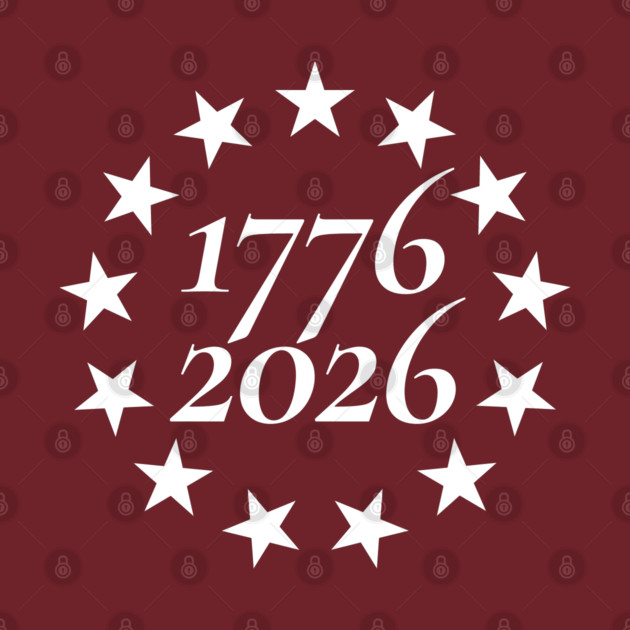 1776 2026 American Flag T-Shirt