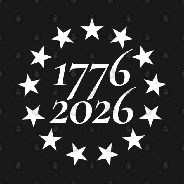 1776 2026 American Flag T-Shirt