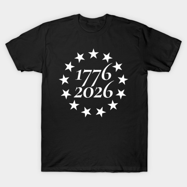 1776 2026 American Flag T-Shirt