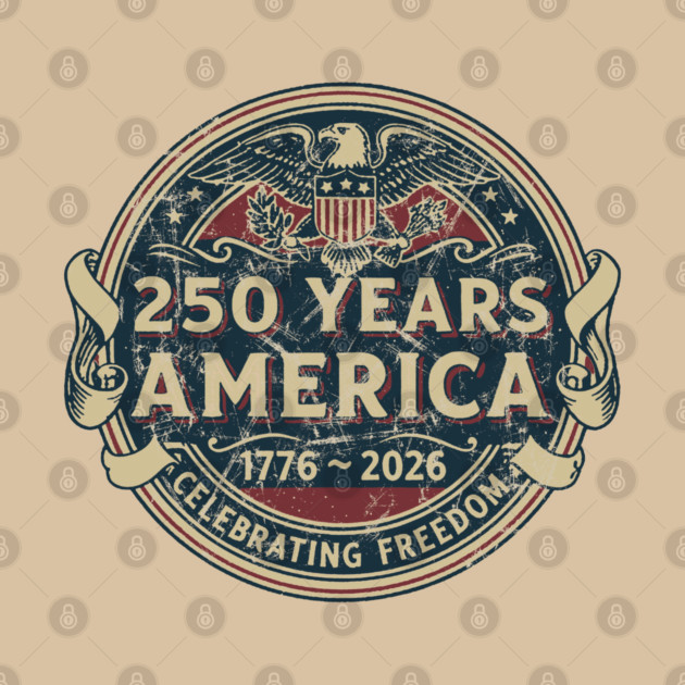 250 Years America 1776–2026. T-Shirt