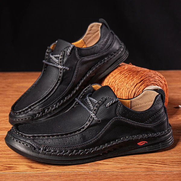 ⏰Last Day! 60% OFF  🔥Men’s Cowhide Slip-On Loafers – Handcrafted with Arch Support