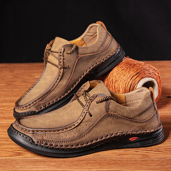 ⏰Last Day! 60% OFF  🔥Men’s Cowhide Slip-On Loafers – Handcrafted with Arch Support