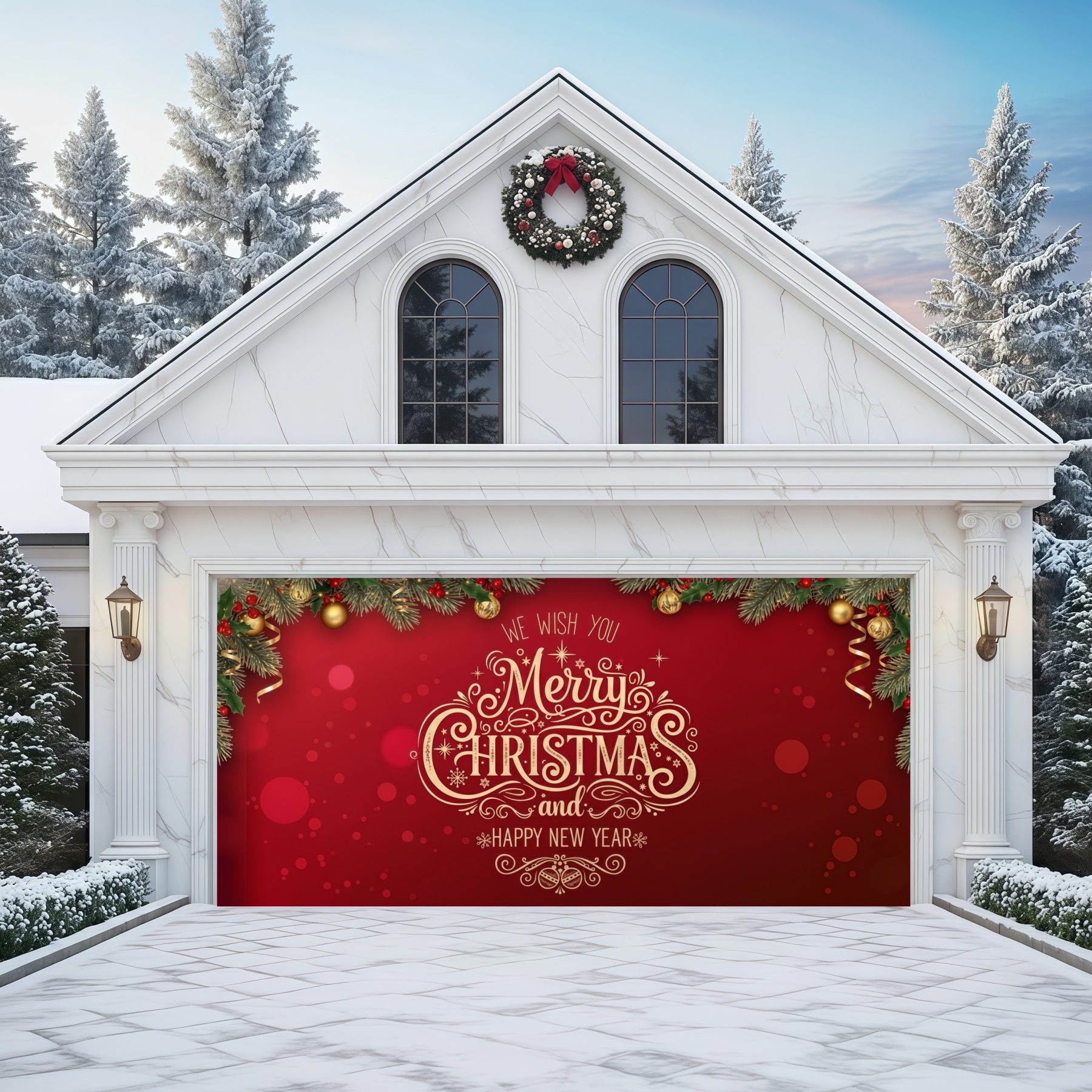 Christmas Greetings  | Christmas Garage Door Cover