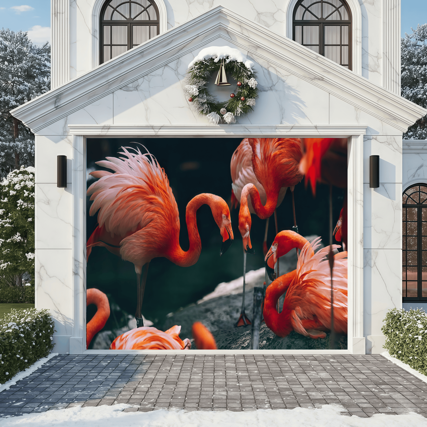 Flaming Harmony | Animal Garage Door Covers