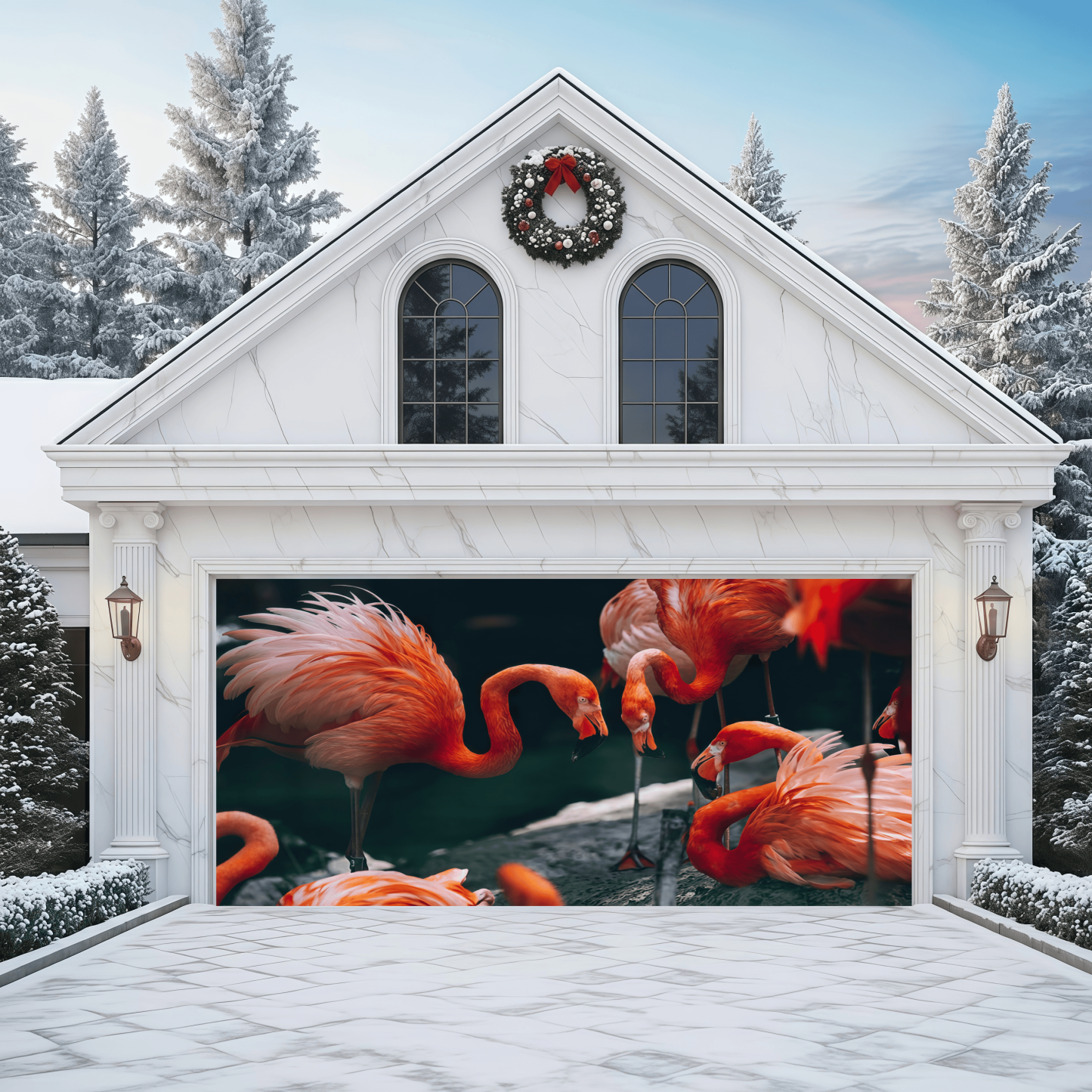 Flaming Harmony | Animal Garage Door Covers