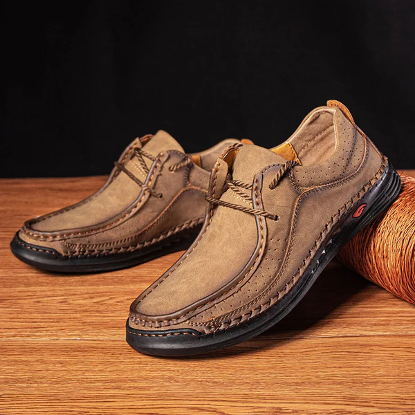⏰Last Day! 60% OFF  🔥Men’s Cowhide Slip-On Loafers – Handcrafted with Arch Support