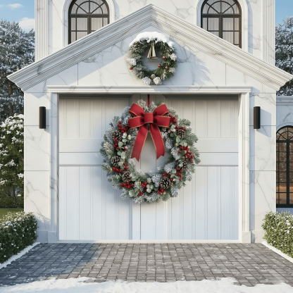 Christmas Wreath | Christmas Garage Door Cover