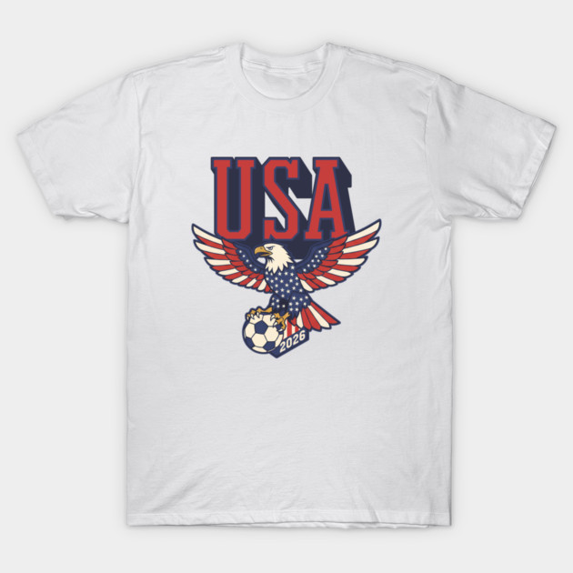 USA - Eagle Soccer 2026 Patriotic T-Shirt