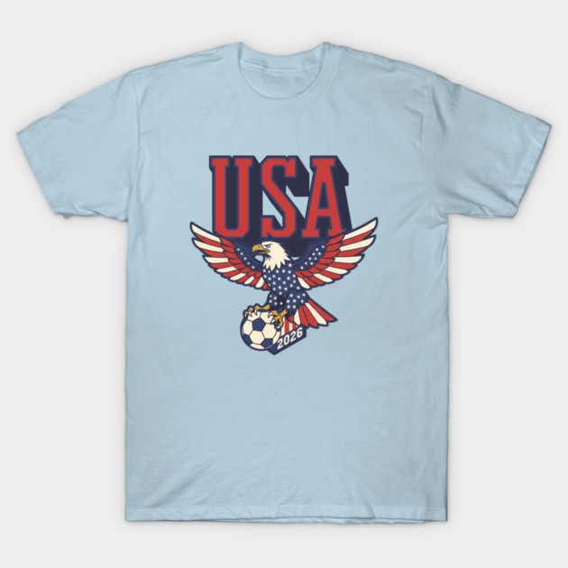USA - Eagle Soccer 2026 Patriotic T-Shirt
