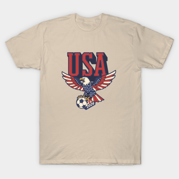 USA - Eagle Soccer 2026 Patriotic T-Shirt