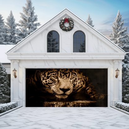 Shadowed Predator | Animal Garage Door Covers