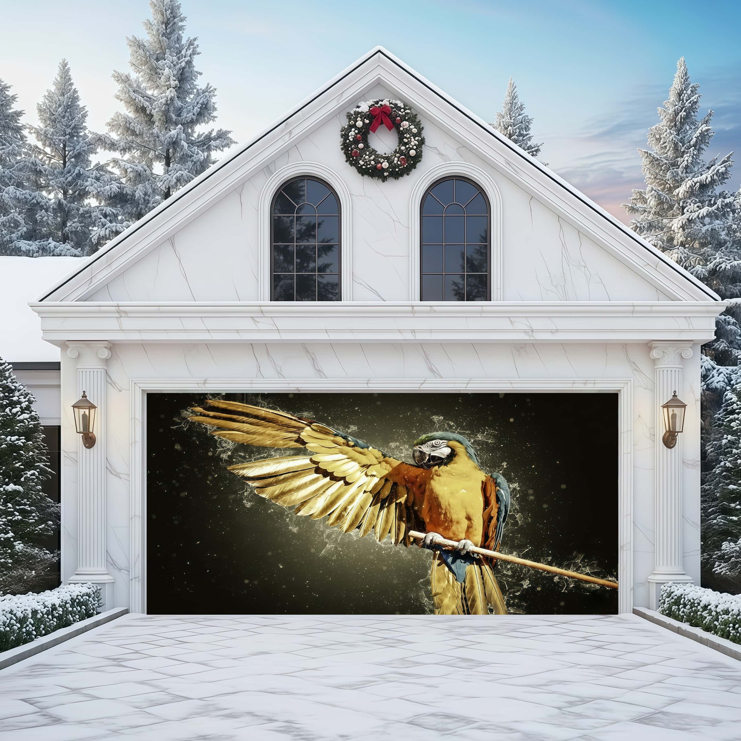 Chromatic Flight | Animal Garage Door Covers