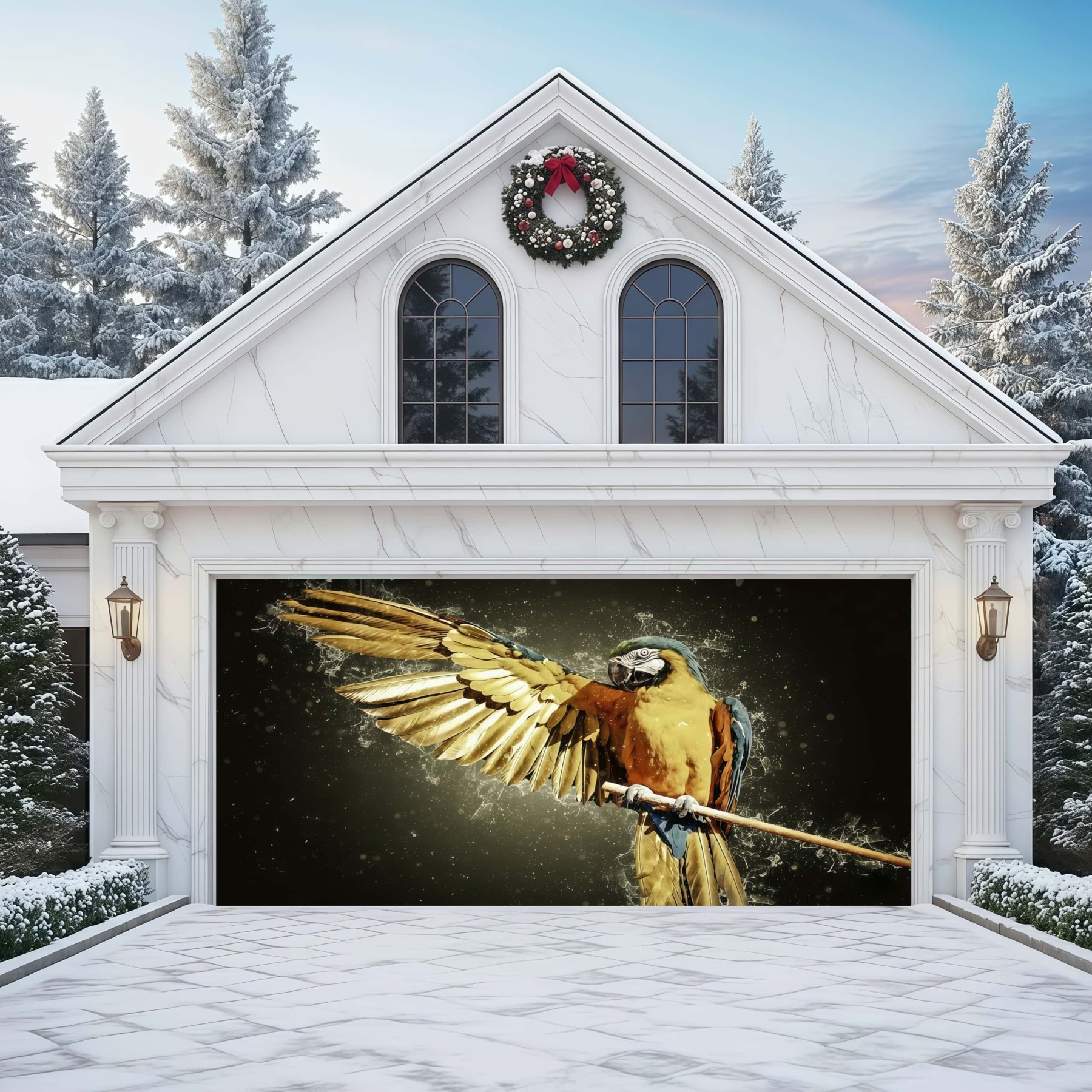 Chromatic Flight | Animal Garage Door Covers