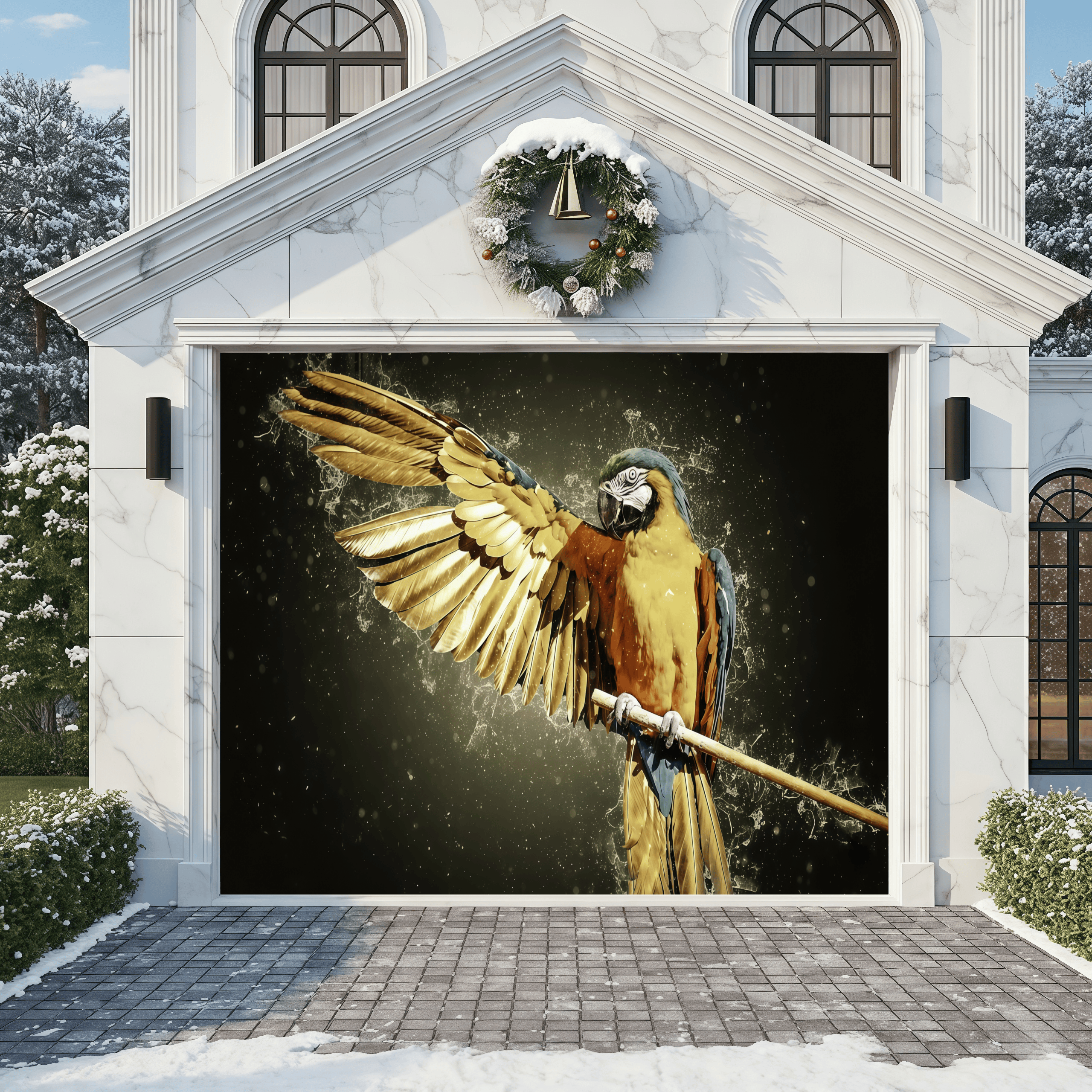 Chromatic Flight | Animal Garage Door Covers