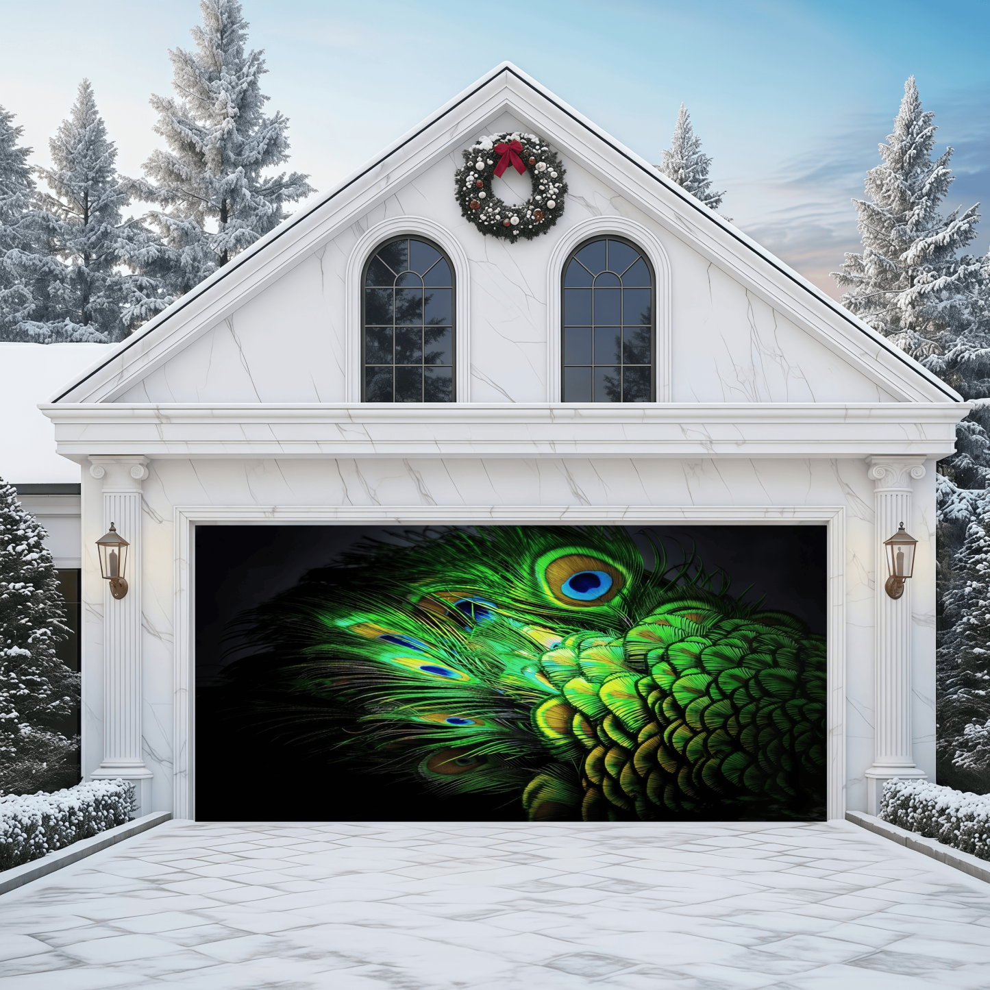 Emerald Radiance | Animal Garage Door Covers