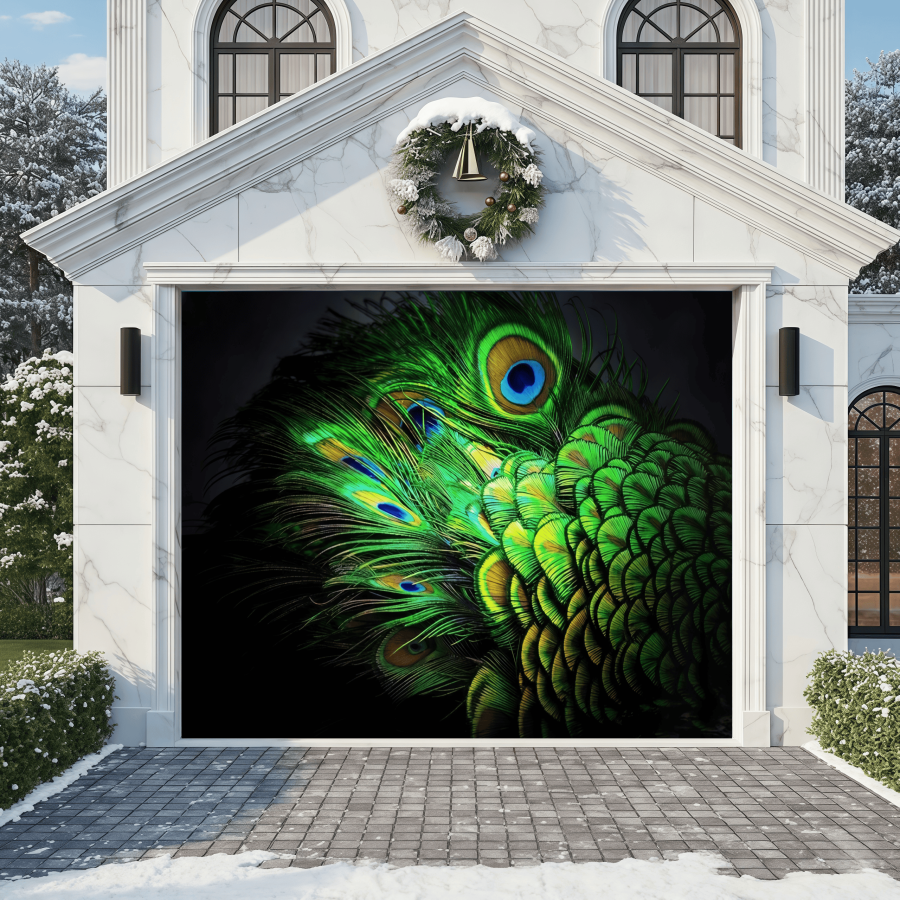 Emerald Radiance | Animal Garage Door Covers