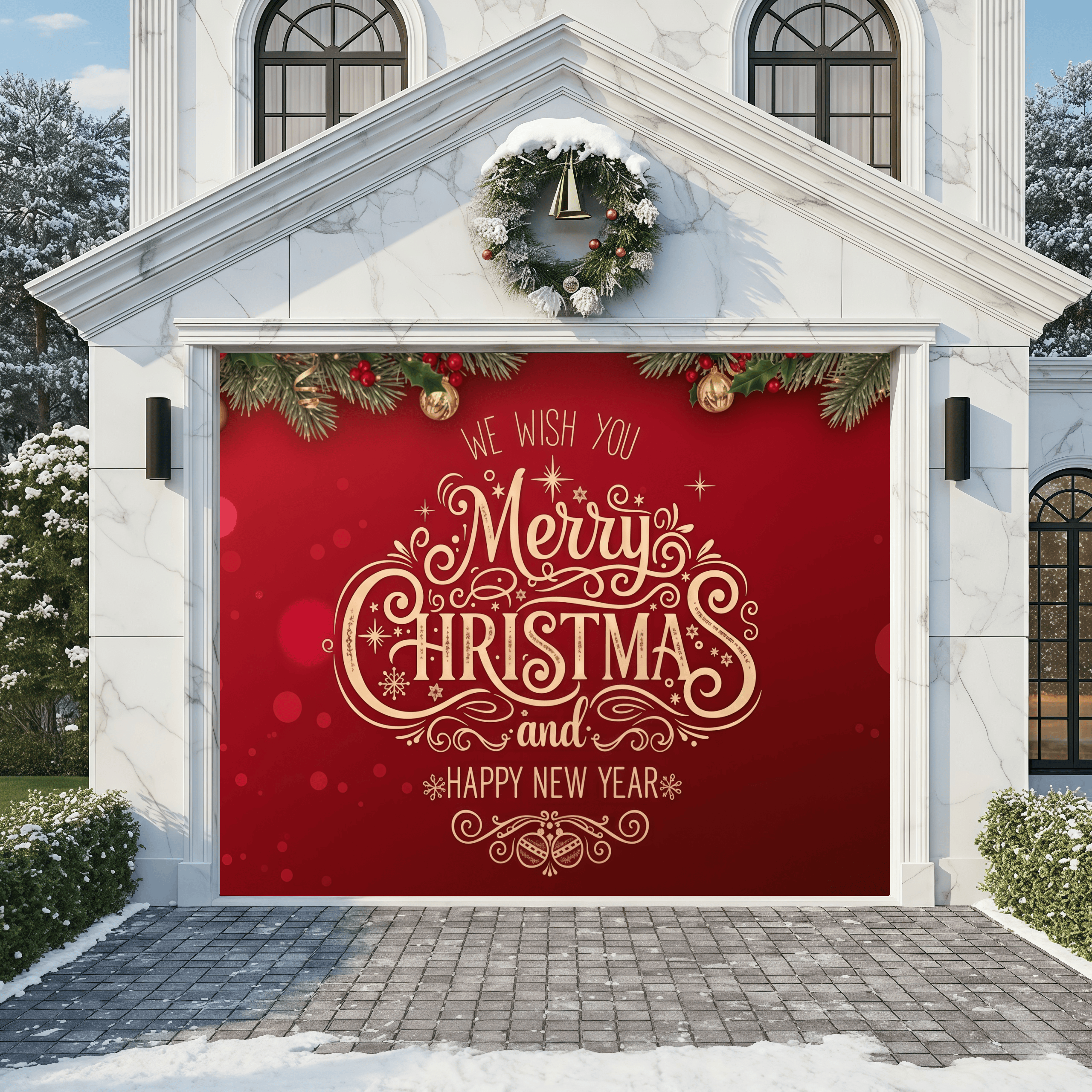 Christmas Greetings  | Christmas Garage Door Cover