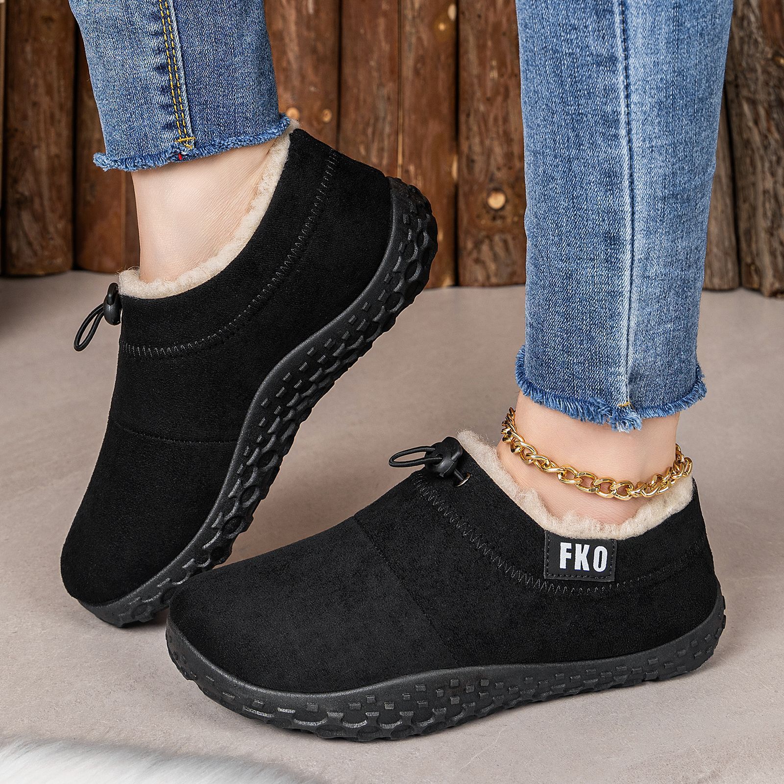 🔥Last Day 50% OFF - Women’s Warm Fleece-Lined Comfort Shoes – Cozy Non-Slip Walking Shoes