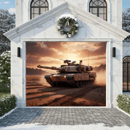 Desert Behemoth | Military Garage Door Cover