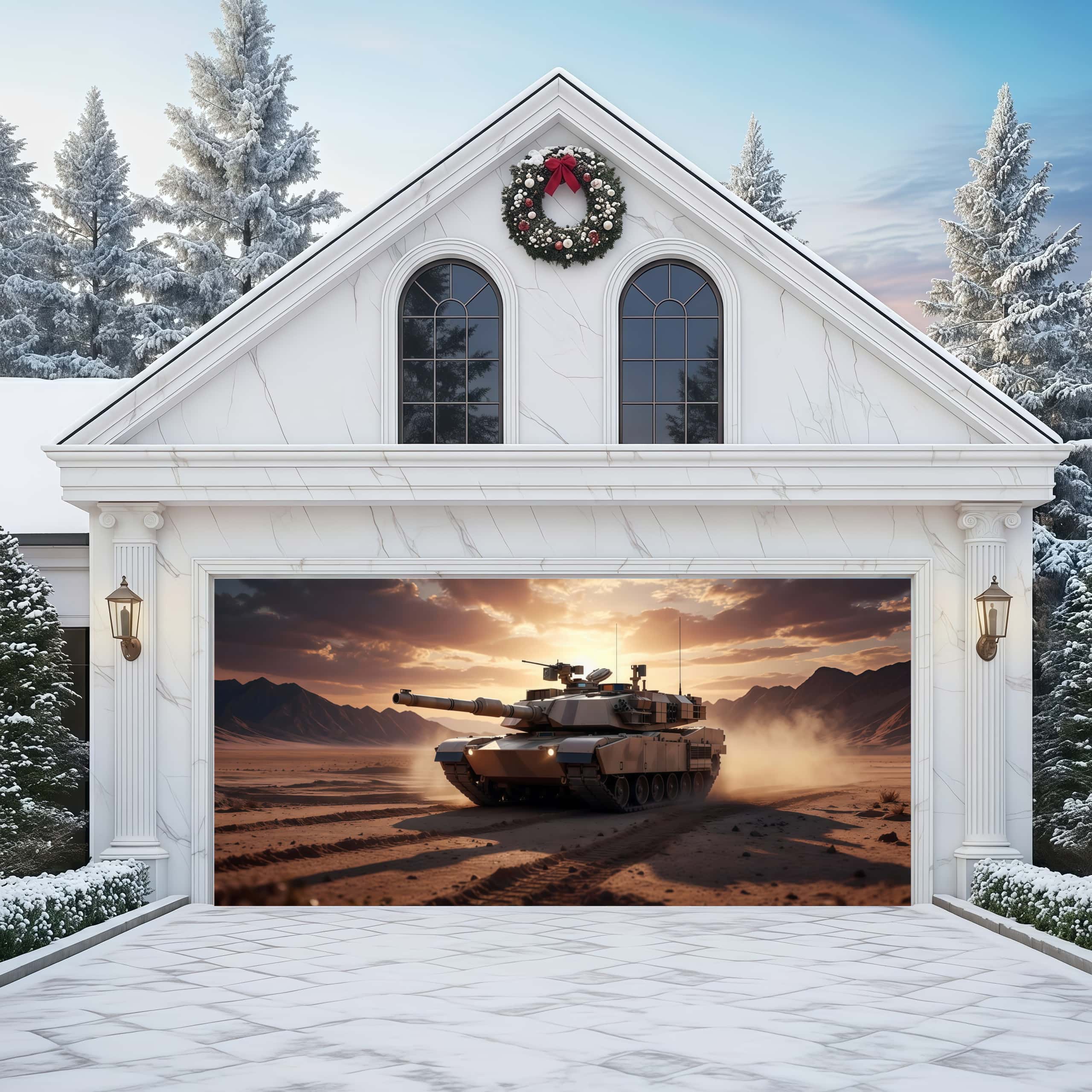 Desert Behemoth | Military Garage Door Cover
