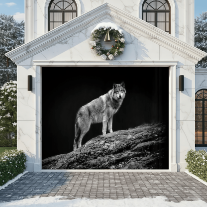Lone Guardian | Animal Garage Door Covers
