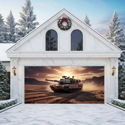 Desert Behemoth | Military Garage Door Cover