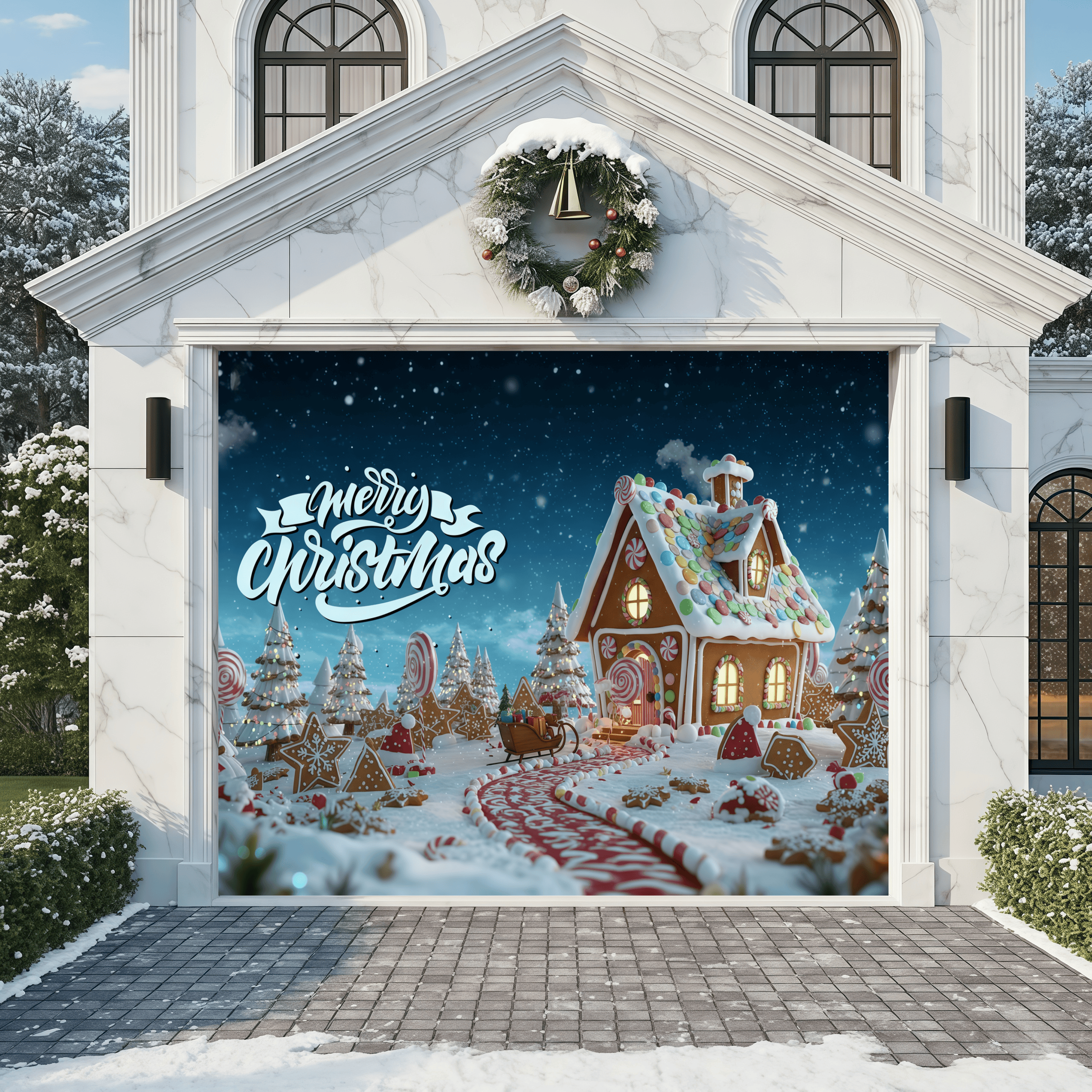 Christmas Wonderland | Christmas Garage Door Cover