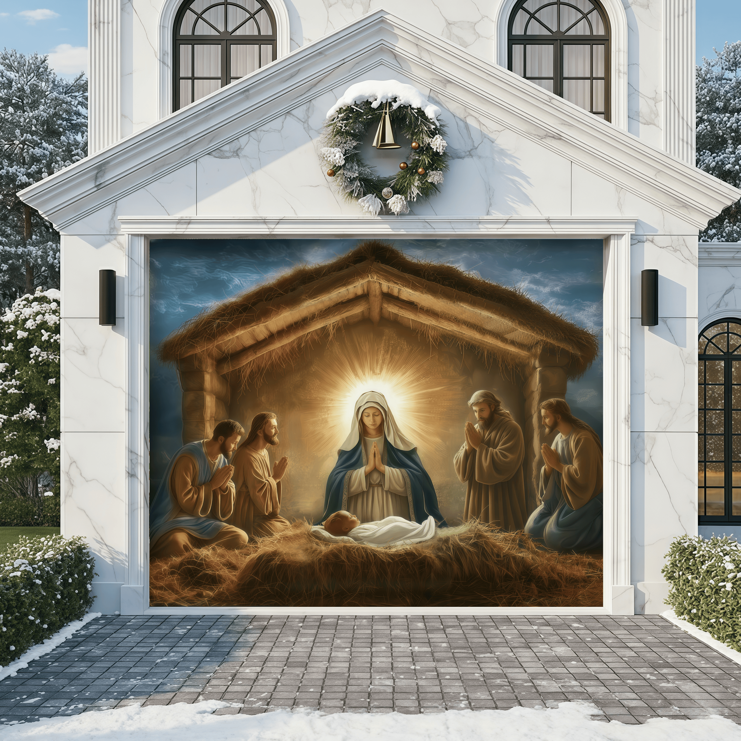 Nativity Scene | Christmas Garage Door Cover