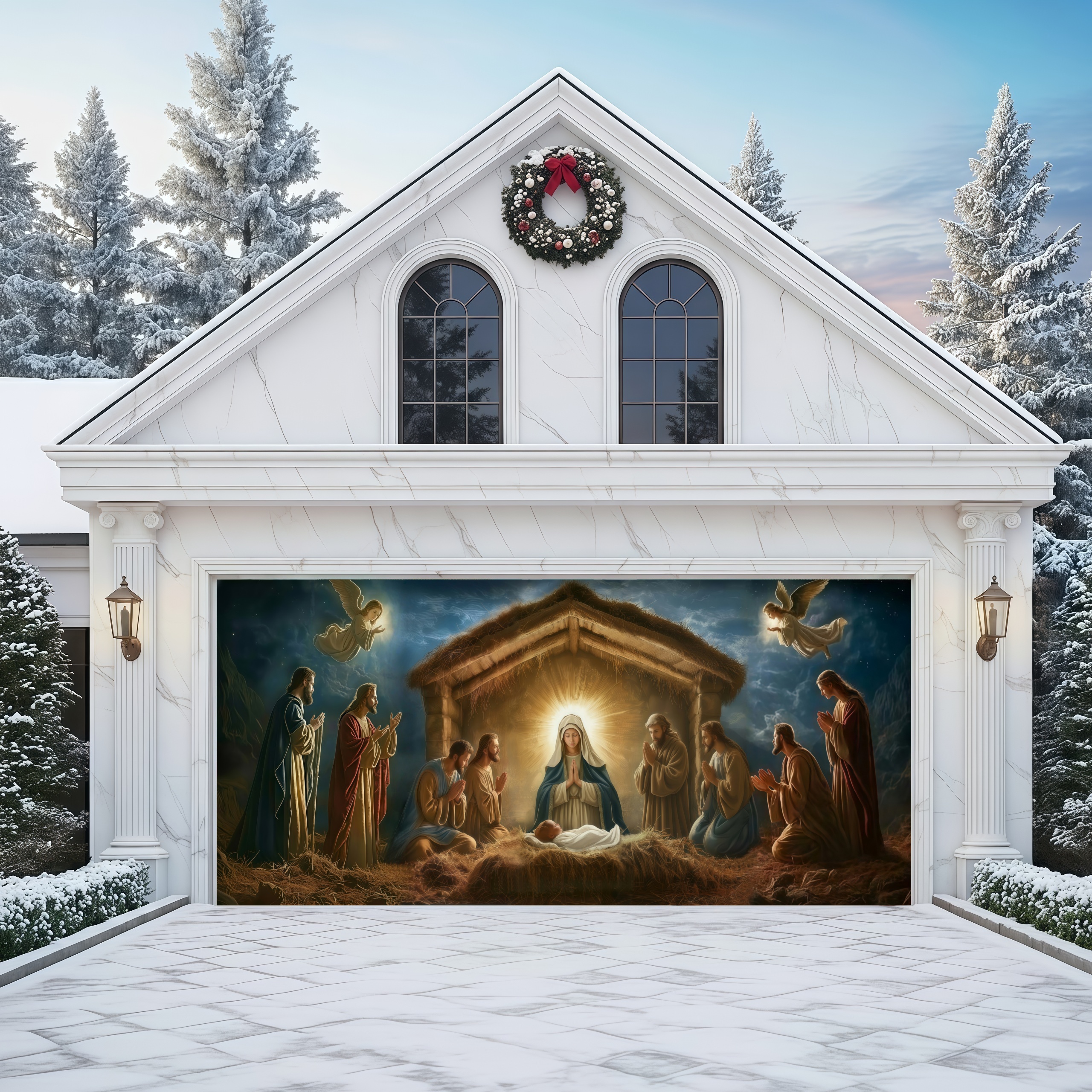 Nativity Scene | Christmas Garage Door Cover
