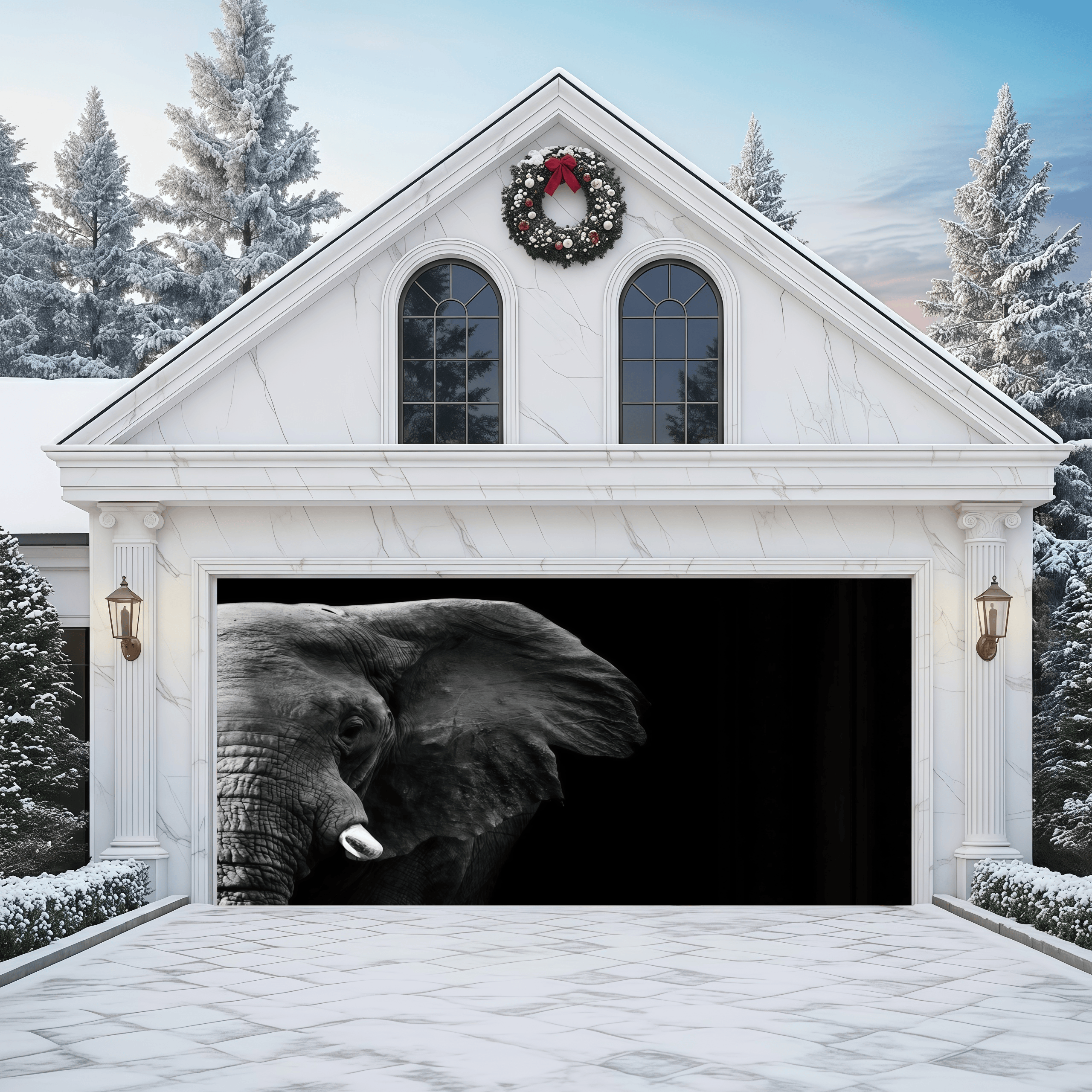 Ancient Echoes | Animal Garage Door Covers