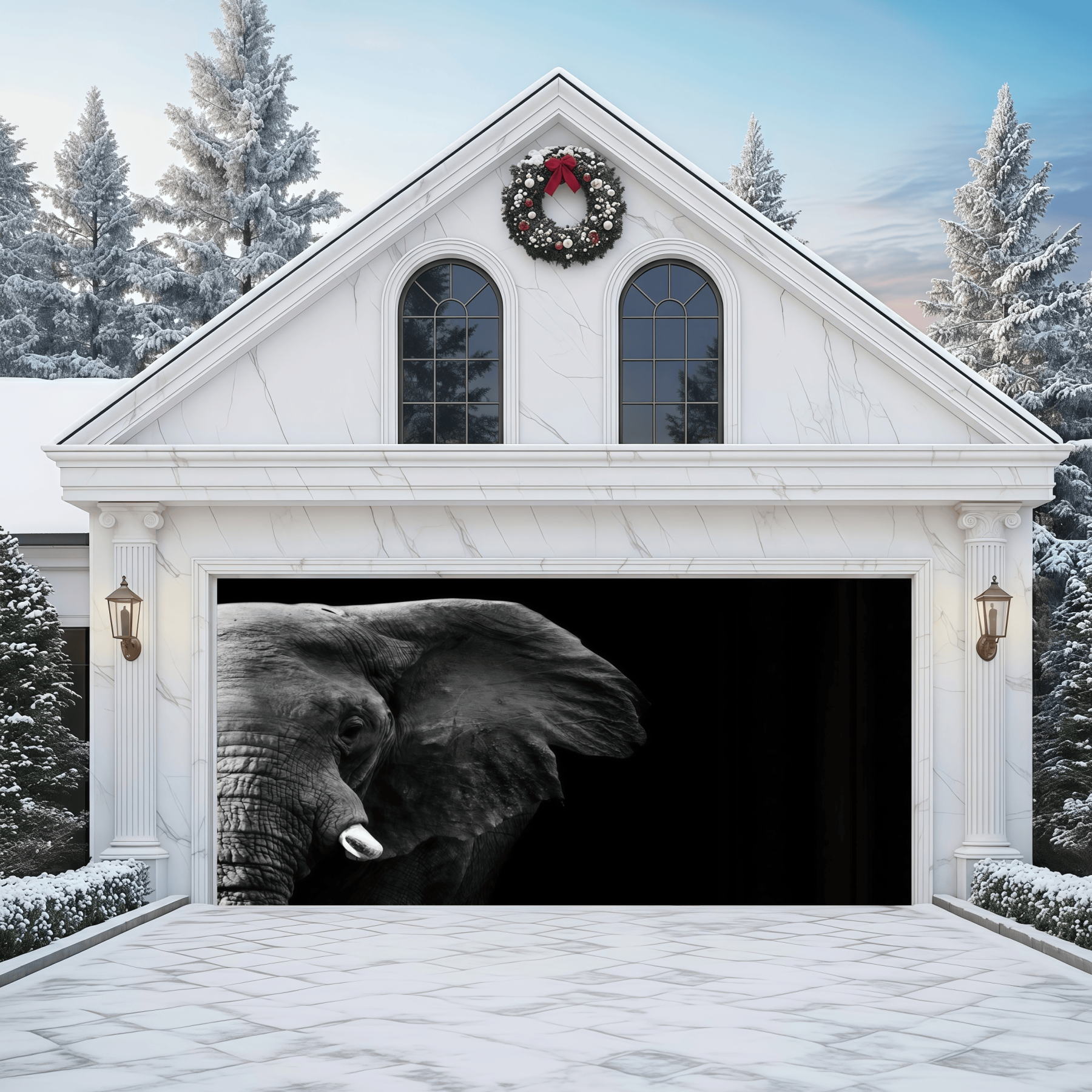 Ancient Echoes | Animal Garage Door Covers