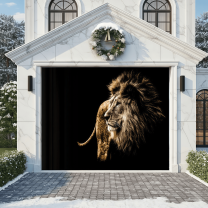 Golden Majesty | Animal Garage Door Covers