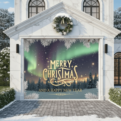 Christmas Ornaments & HNY | Christmas Garage Door Cover