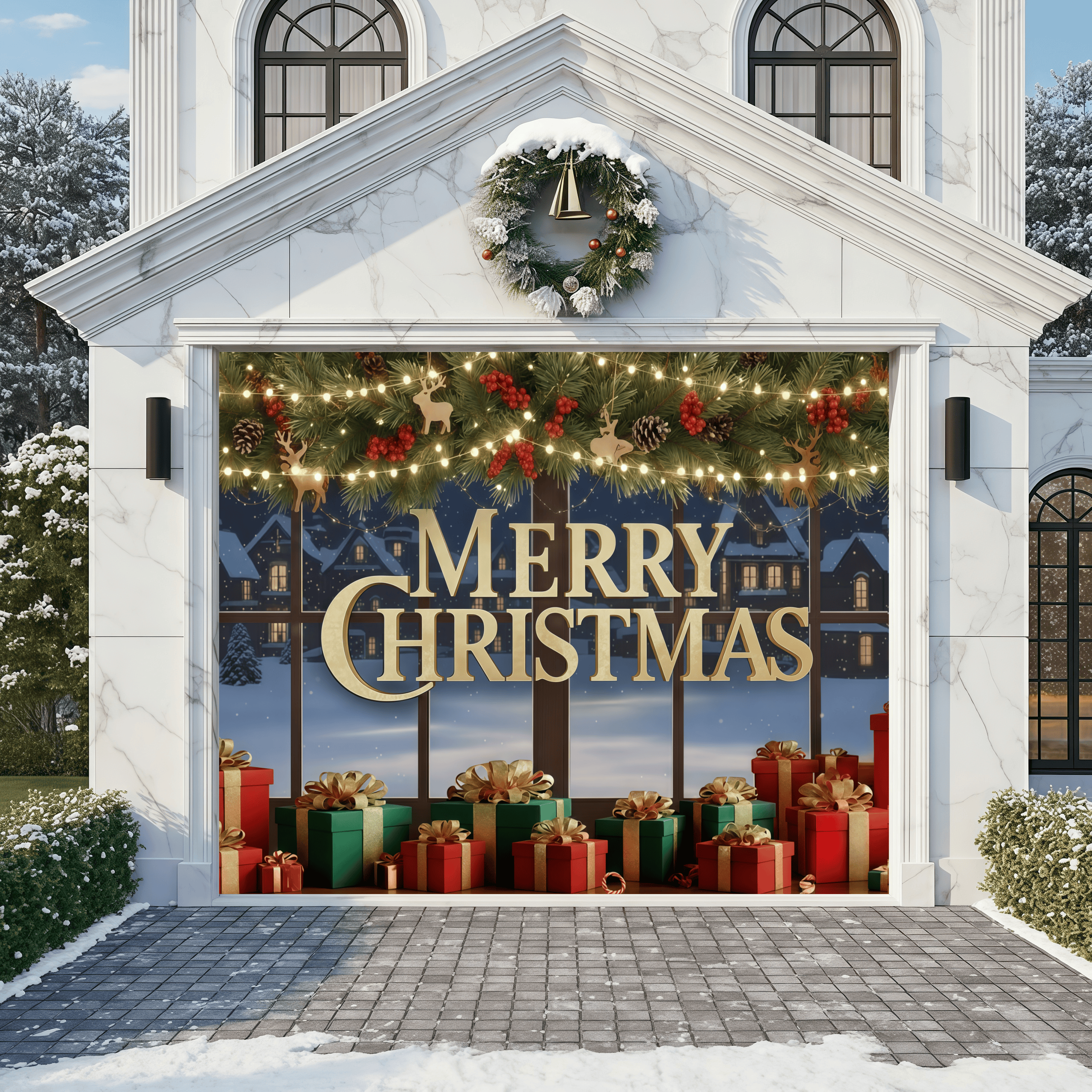 Christmas Joy | Christmas Garage Door Cover