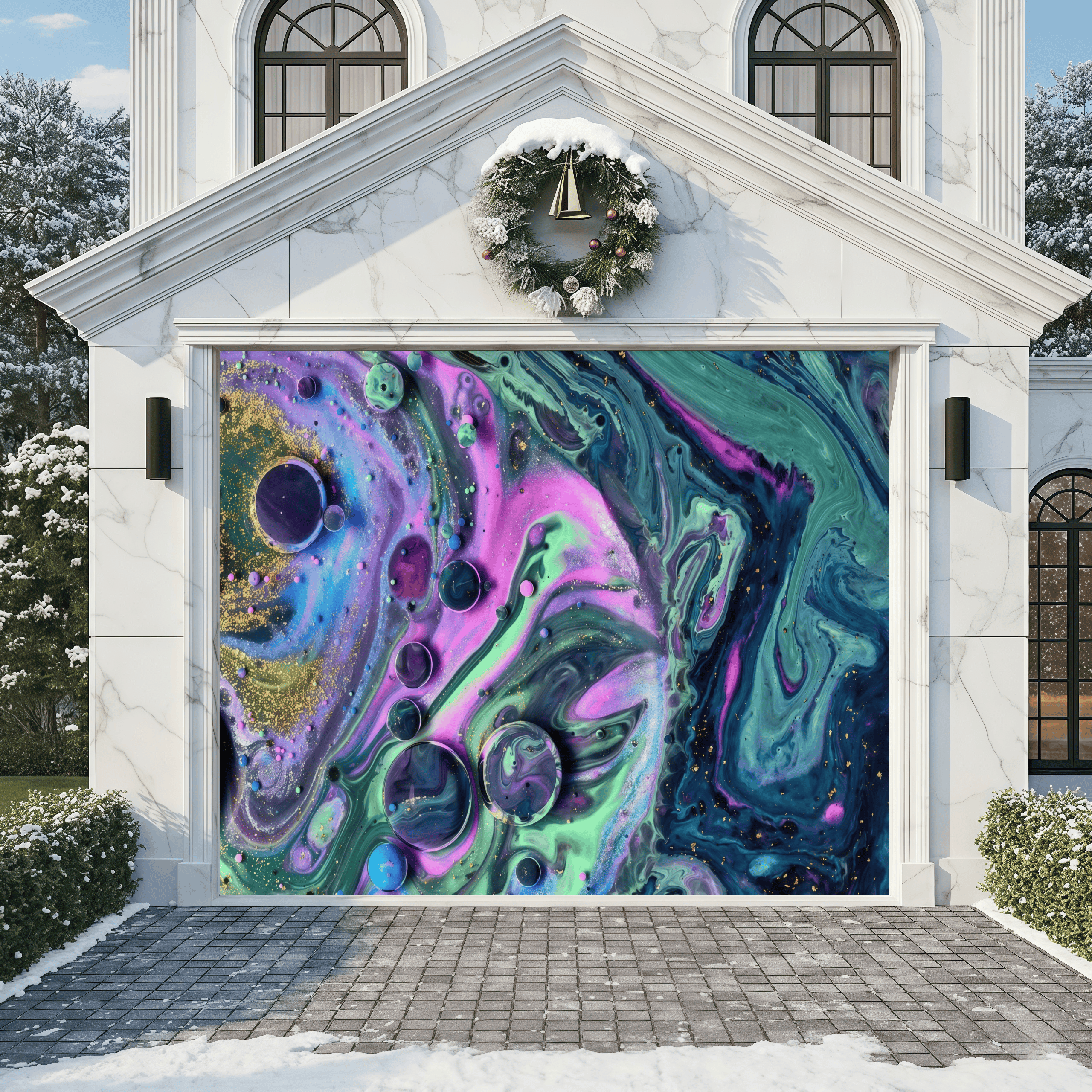 Celestial Swirl | Abstract Garage Door Covers