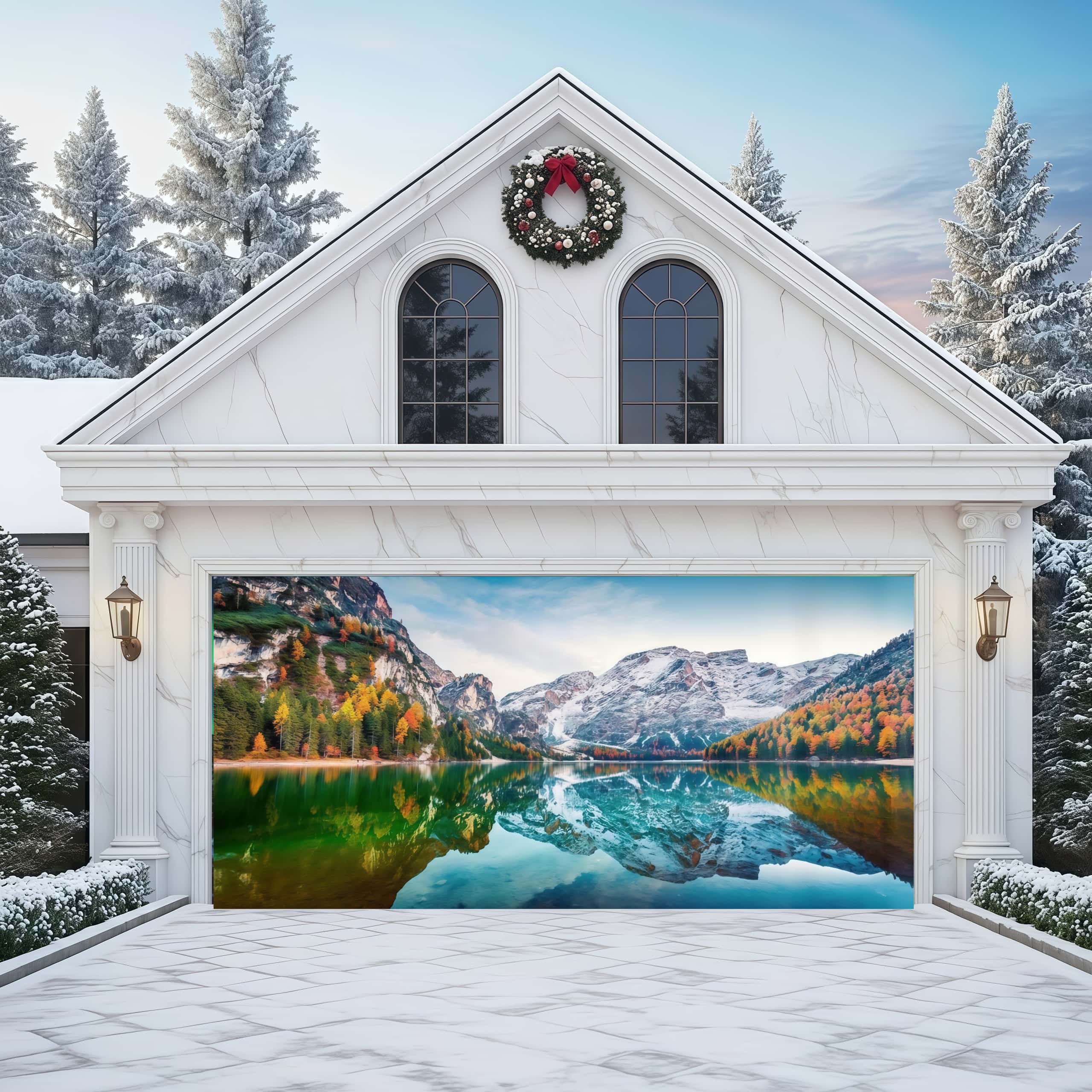 Dolomite - Italy | Landscape Garage Door Cover
