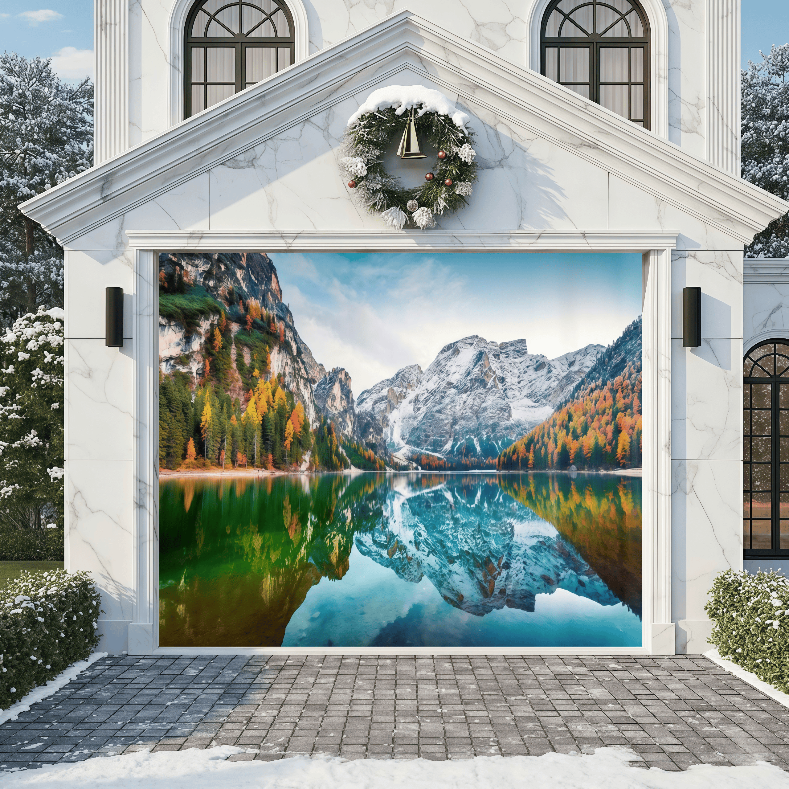 Dolomite - Italy | Landscape Garage Door Cover