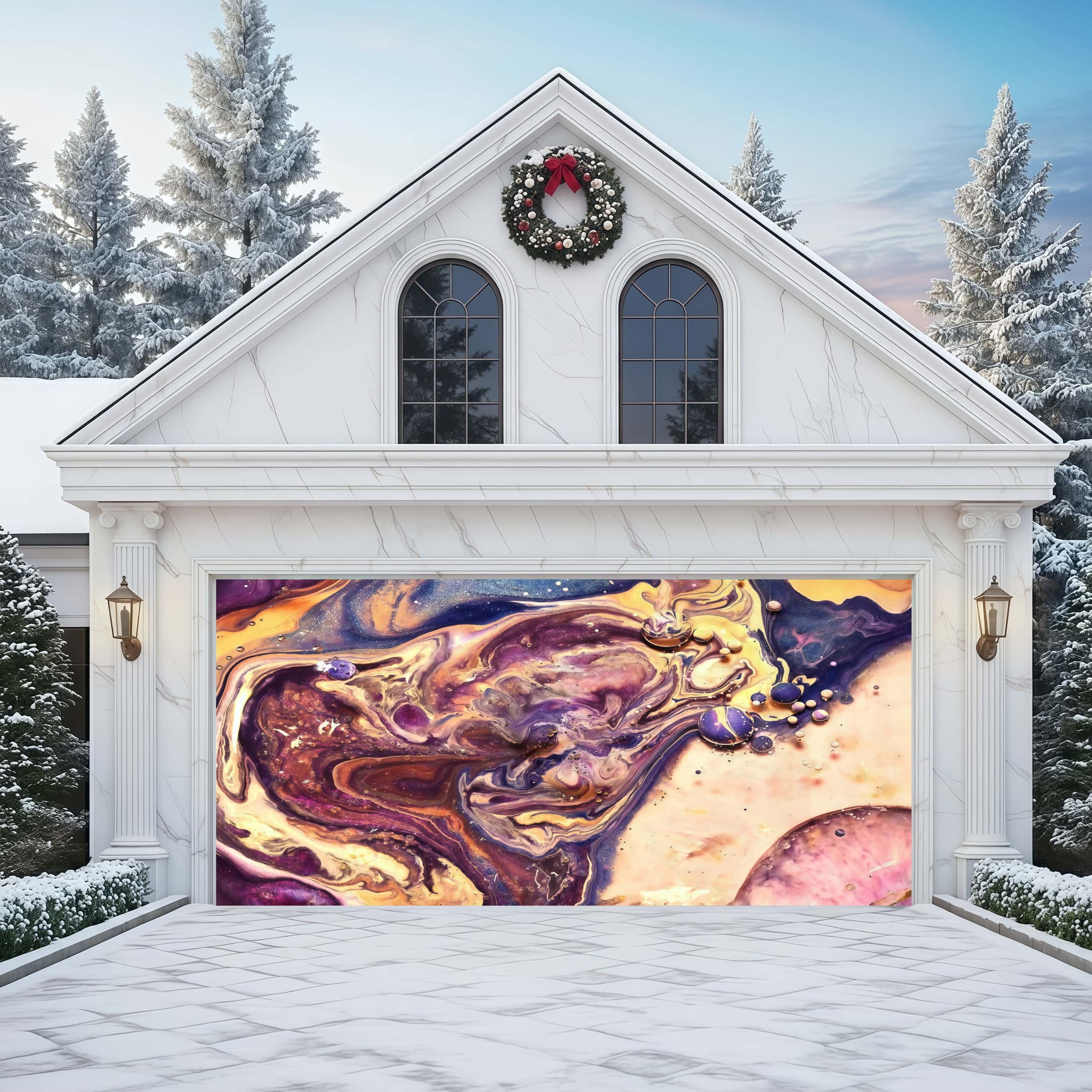Gilded Dream | Abstract Garage Door Covers