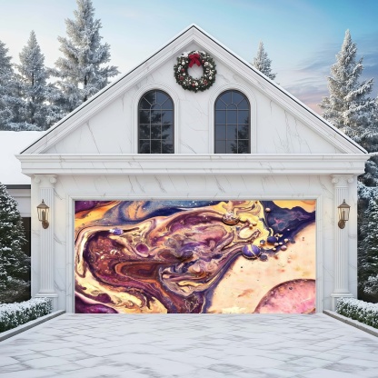 Gilded Dream | Abstract Garage Door Covers
