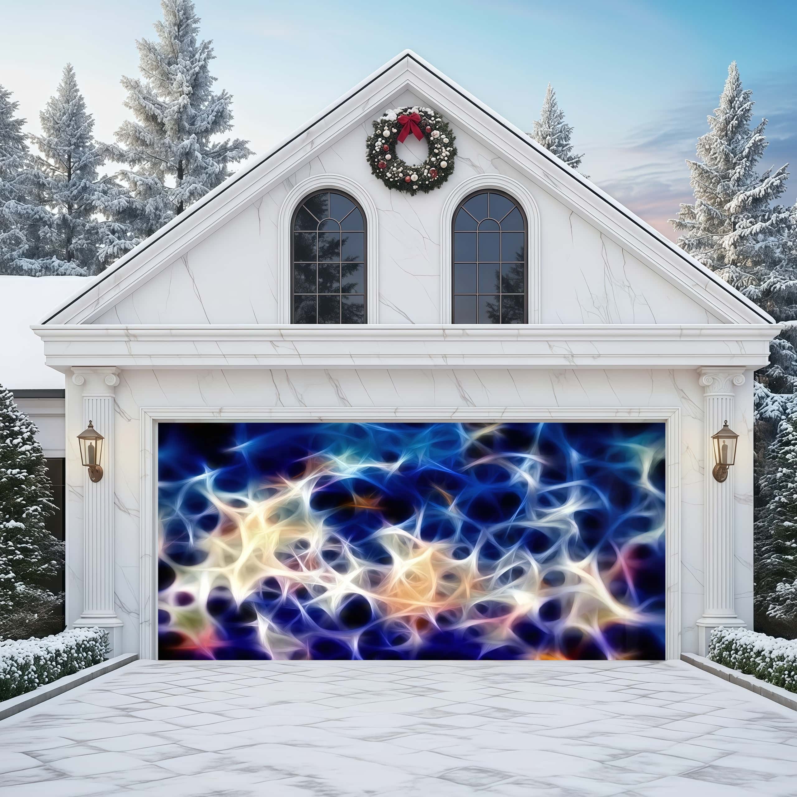 Light Weaves | Abstract Garage Door Covers