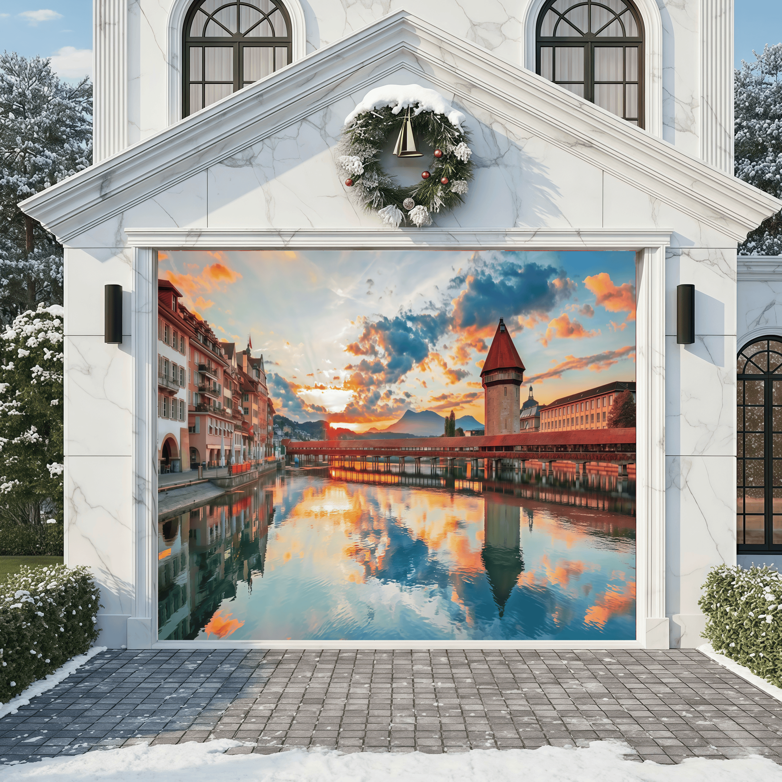 Lucerne - Switzerland | Landscape Garage Door Cover