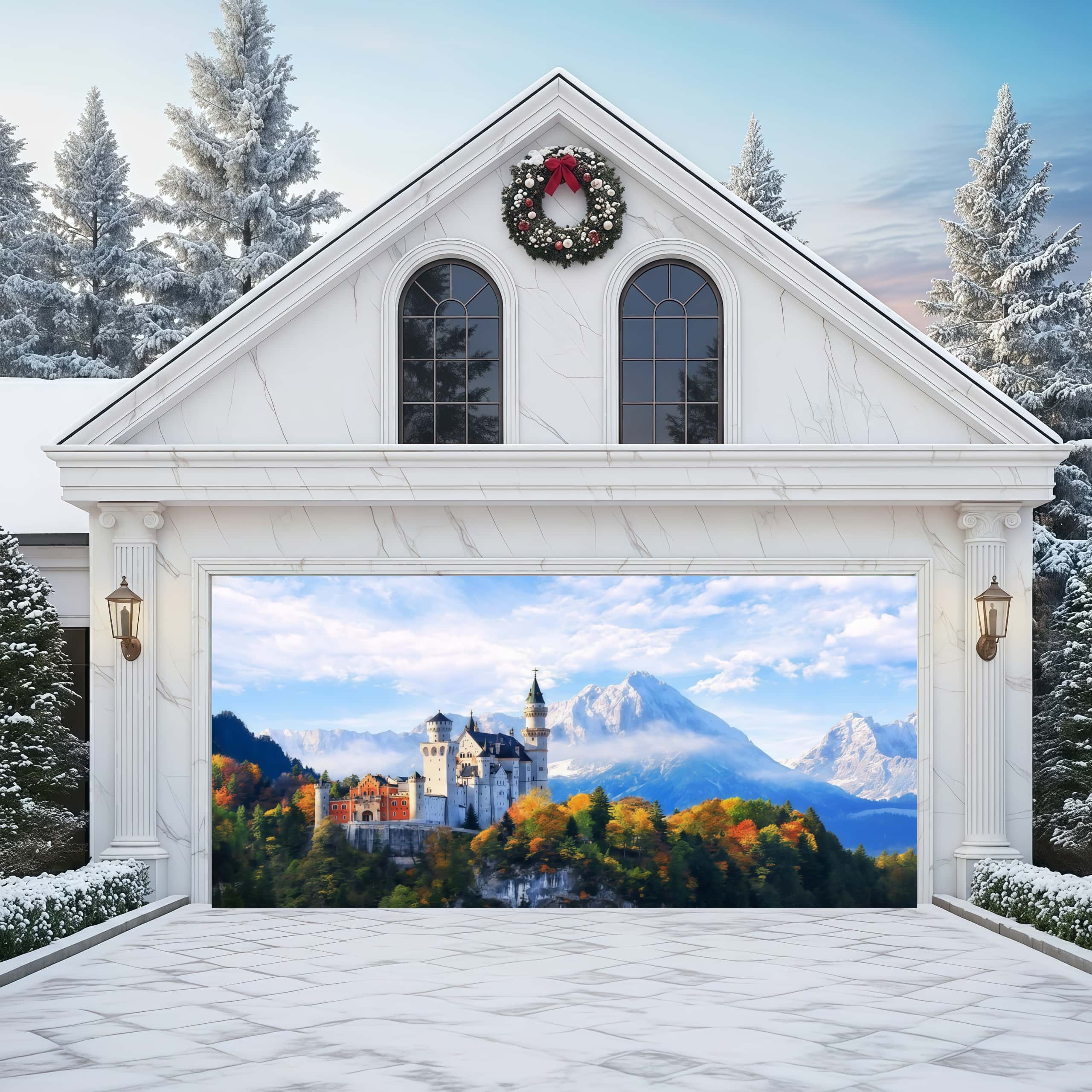 Neuschwanstein Castle, Germany | Landscape Garage Door Cover
