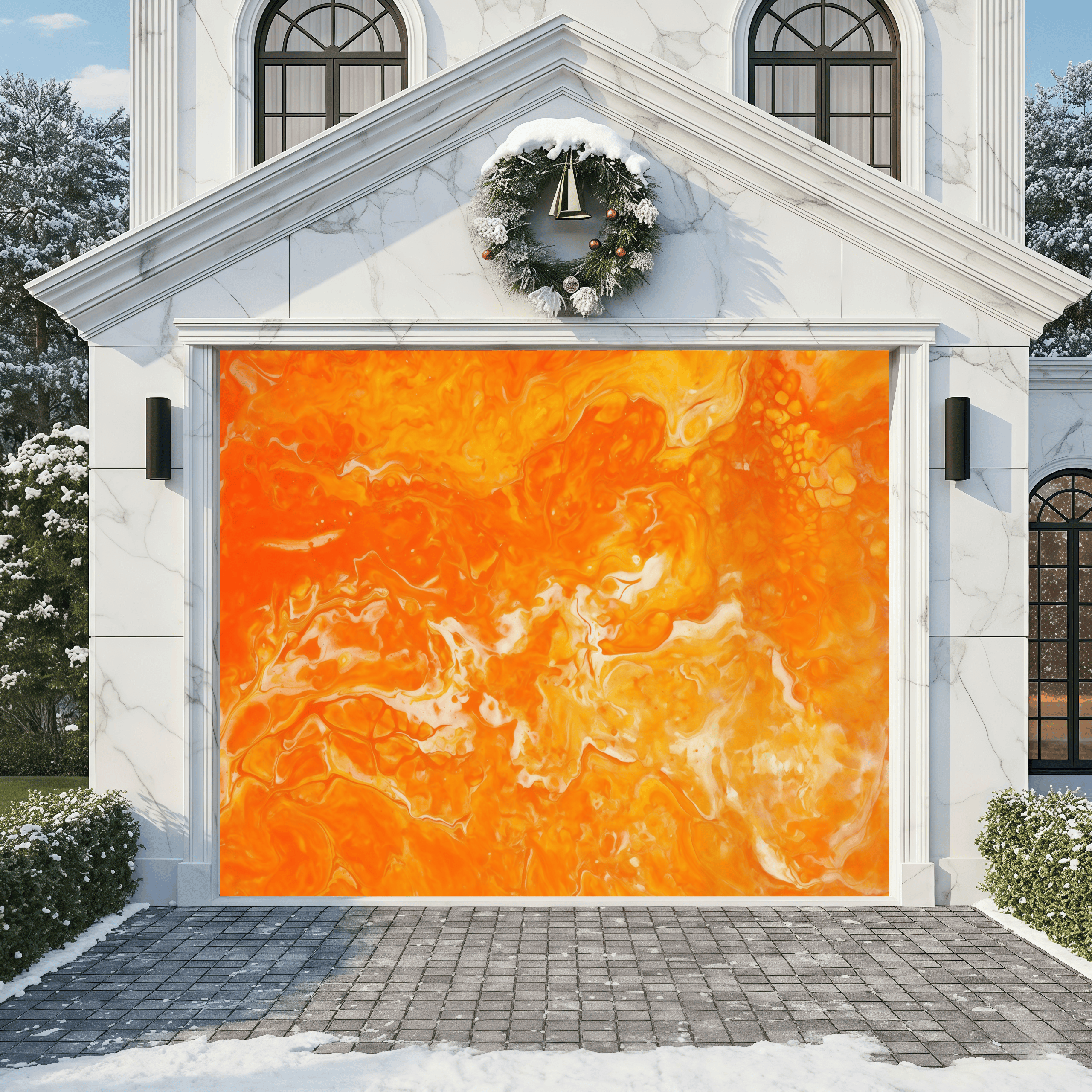 Plasma Storm | Abstract Garage Door Covers